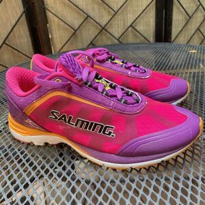SALMING Running Shoes Distance  Women Anti Bacterial Odor Size 6.5 Floor Model